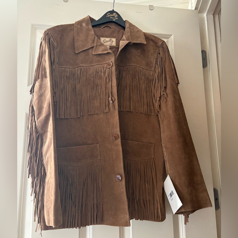 Scully Suede Fringe Jacket NWT